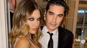 Η Κλέλια Ανδριολάτου και ο Χριστόφορος Παπακαλιάτης στο after party των BAFTA 