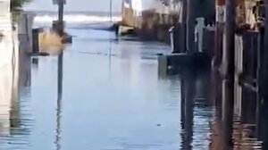 Λάρισα: Η θάλασσα βγήκε στη στεριά και «κατάπιε» αυλές και σπίτια - Βίντεο