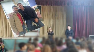 Τί έκανε ένας πρώην NBAer σε σχολείο του Ηρακλείου;