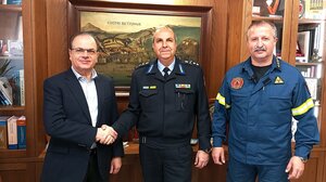 Συνάντηση Δημάρχου Ρεθύμνης και Συντονιστή Π.Υ. Βορείου - Νοτίου Αιγαίου και Κρήτης