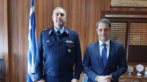 Με τον νέο Αστυνομικό Διευθυντή Ηρακλείου συναντήθηκε ο Μ. Σενετάκης