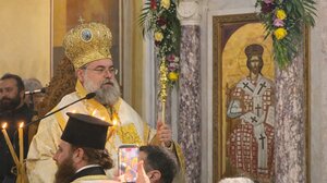 Η πρώτη Θεία Λειτουργία του νέου Μητροπολίτη Κυδωνίας και Αποκορώνου στη Νεάπολη