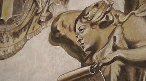 Άγγελος με την μορφή της... Τζόρτζια Μελόνι σε τοιχογραφία εκκλησίας της Ρώμης!