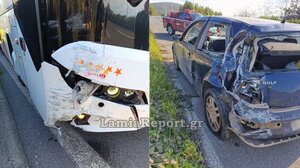 Φθιώτιδα: Λεωφορείου ΚΤΕΛ συγκρούστηκε με αυτοκίνητο που επέβαιναν καλόγριες 