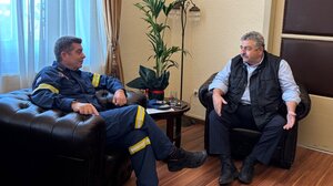Στον Αντιπεριφερειάρχη Χανίων ο νέος Περιφερειακός Διοικητής των Πυροσβεστικών Υπηρεσιών Κρήτης 