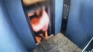 Σοκαριστικό αστύχημα σε ασανσέρ: Άνδρας γλιτώνει από θαύμα – Δείτε το βίντεο