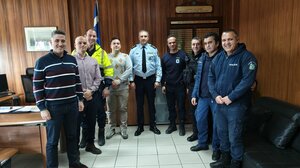 Σε θετικό κλίμα η συνάντηση της Ένωσης Αστυνομικών Ηρακλείου με τον Ταξίαρχο. Π. Χηνόπουλο