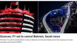 Formula 1: Ακυρώνονται τα Grand Prix του Μπαχρέιν και της Σαουδικής Αραβίας, εξαιτίας του πολέμου στη Μέση Ανατολή