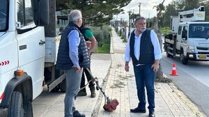 Παρεμβάσεις καθαριότητας και καλλωπισμού στην Αμμουδάρα 