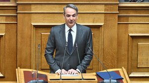 Μητσοτάκης στη Βουλή: Η παρουσία μας στην Κύπρο είναι αμυντική και ειρηνική