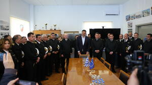 «Ένεση» προσωπικού στο Λιμενικό της Κρήτης - Τι δήλωσαν ο Υπουργός και ο Αρχηγός του Λ.Σ - Βίντεο