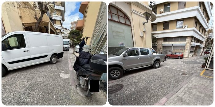 Ένα απέραντο πάρκινγκ η περιοχή της οδού Θεσσαλονίκης