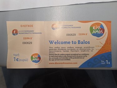 Μπάλος, Εισιτήριο 