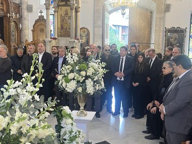 Κωνσταντίνος Μπαντουβάς, κηδεία