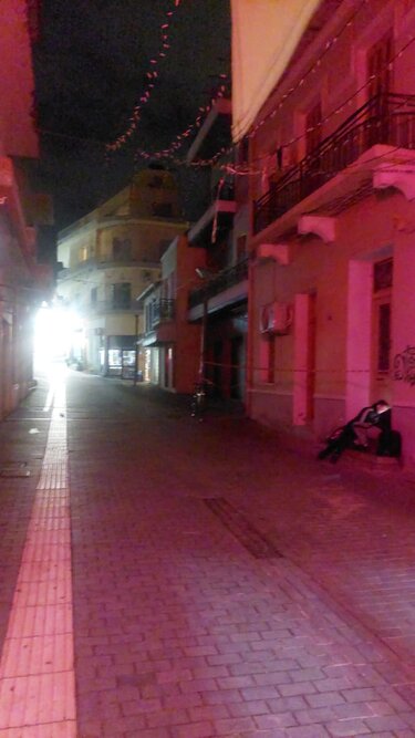 Οδός Χάνδακος, φωτισμός, στολισμός