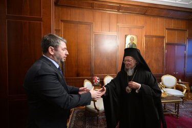 Οικουμενικός Πατρ. με Ανδρουλάκη