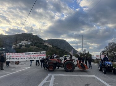 Αγρότες Χανιά μπλόκο