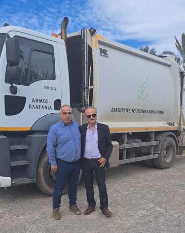 Μαλεβίζι : Προσφορά ενός απορριμματοφόρου από το Δήμο Πλατανιά 