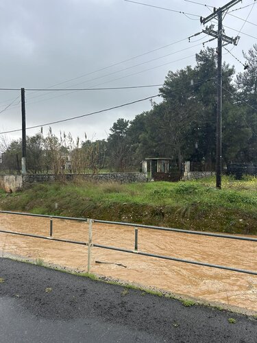 Πλημμύρα, Δρόμος, Καστέλι