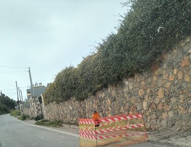 Σκαλάνι, Δρόμος, Κατασκευή