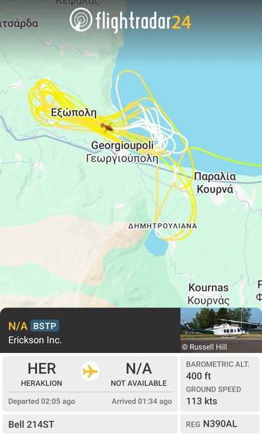 Πορεία ελικοπτέρου