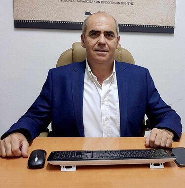 Ντουράκης Λευτέρης, Πρόεδρος κρεοπωλών