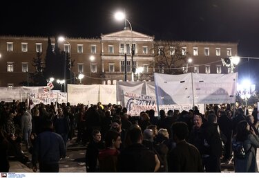 Σύνταγμα Συγκέντρωση Τέμπη 7-3-