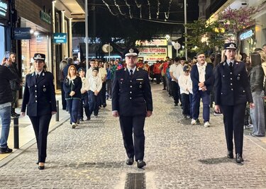 Τροχαία Ηρακλείου, περιφορά Επιταφίου