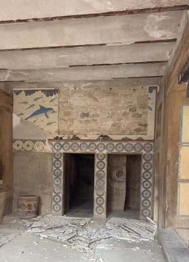 κνωσός, τοιχογραφία