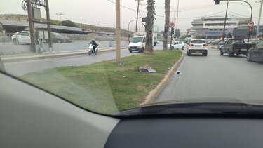 Αμμουδάρα, κολόνα φωτισμού