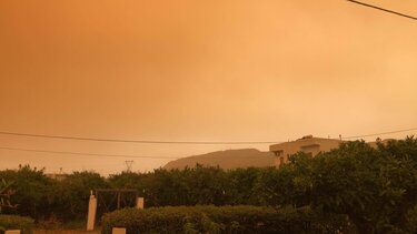 Νεροκούρου Χανίων, αφρικανική σκόνη