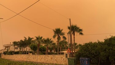 Νεροκούρου Χανίων, αφρικανική σκόνη