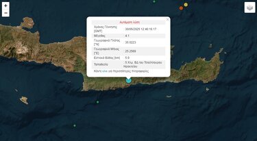 Σεισμός, Κρήτη