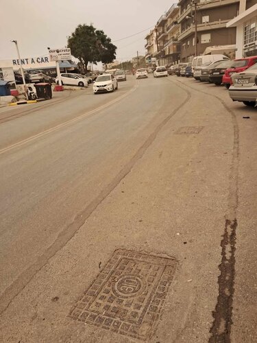 Αφρικανική σκόνη, Ηράκλειο
