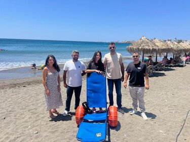 Ιεράπετρα, παραλίες ΑΜΕΑ