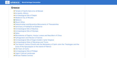 Μινωικά ανάκτορα, UNESCO