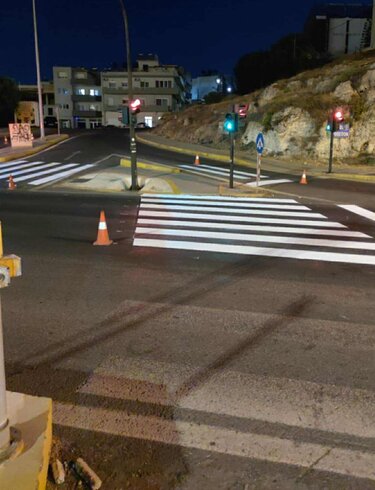 Διαγραμμίσεις, Δήμος Ηρακλείου