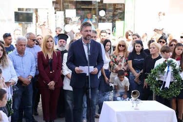 Γάζι: Με την τελετή μνήμης στο Μνημείο Πεσόντων στην Αγία Μαρίνα ξεκίνησαν οι εκδηλώσεις για την 28η Οκτωβρίου