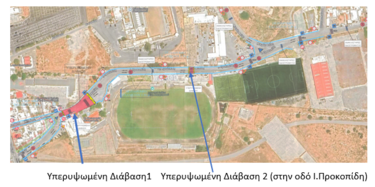 παρεμβάσεις πεζοδρόμια νέα αλικαρνασσός