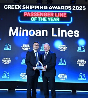 Στις Μινωικές Γραμμές το βραβείο «Passenger Line of the Year 2025»