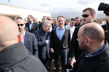 Μητσοτακης αεροδρομιο καστελλι