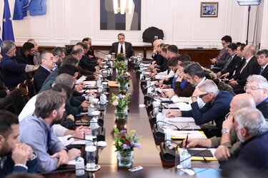 Αγρότες, Μέγαρο Μαξίμου, Συνάντηση