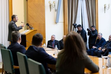 Νίκος Ανδρουλάκης, Λιμάνια, Ομιλία