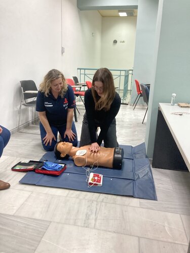 εκπαιδευτικές ενημερώσεις Πρώτων Βοηθειών 