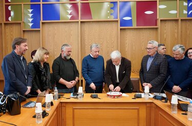  Κοπή της πρωτοχρονιάτικης βασιλόπιτας