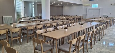 Ηράκλειο: Ολοκληρώθηκαν οι εργασίες και παραδόθηκε σε χρήση η αίθουσα μνημοσύνων και δεξιώσεων στο Νέο Κοιμητήριο