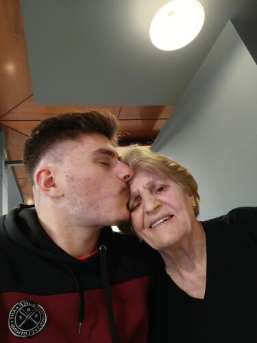 Λιβανός γιαγιά ποδηλάτης