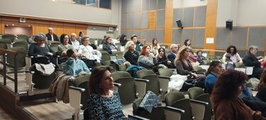 κοπή της πίτας του Συλλόγου Μονογονεϊκών Οικογενειών Ηρακλείου 