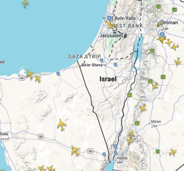 Εναέριος χώρος Ισραήλ