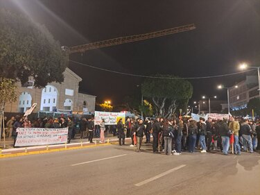 ΚΚΕ(μ-λ) Χανίων, Αντιπολεμικό Συλλαλητήριο